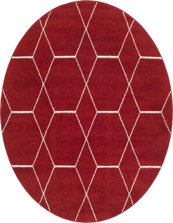 Detail image of 5' 3 x 5' 3 Trellis Frieze Round Rug