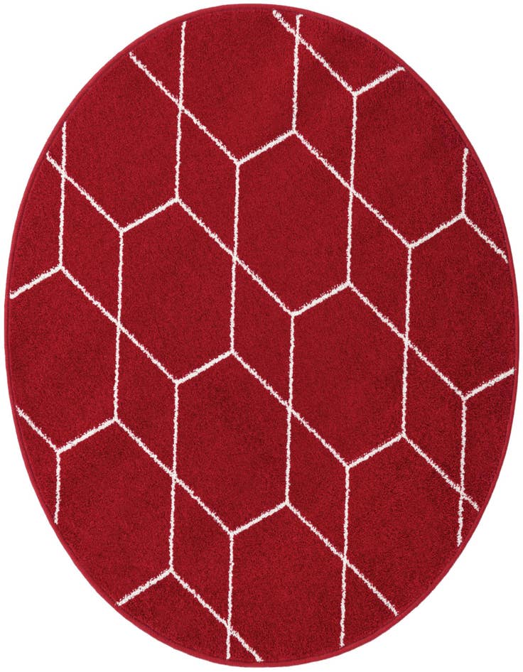 Detail image of 4' x 4' Trellis Frieze Round Rug