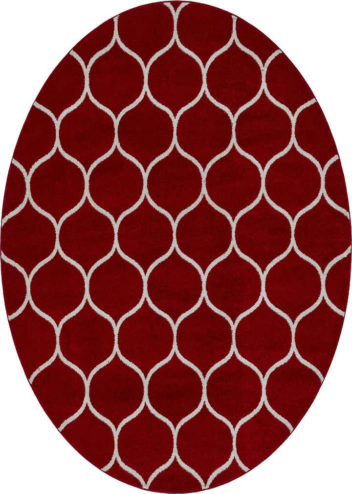7' 10 x 7' 10 Trellis Frieze Round Rug