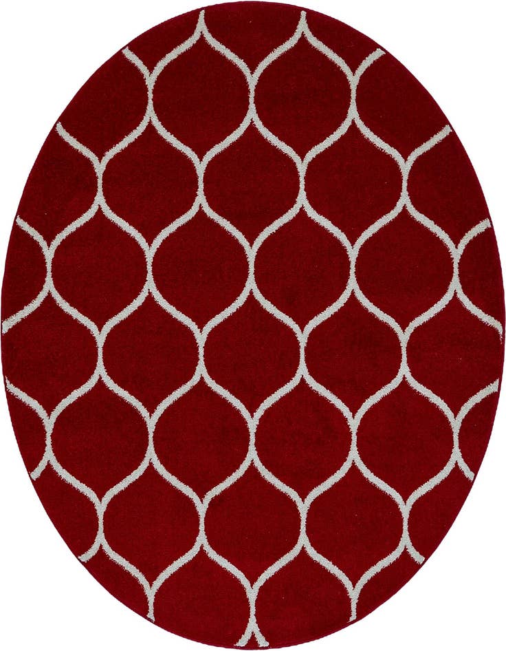 Detail image of 5' 3 x 5' 3 Trellis Frieze Round Rug