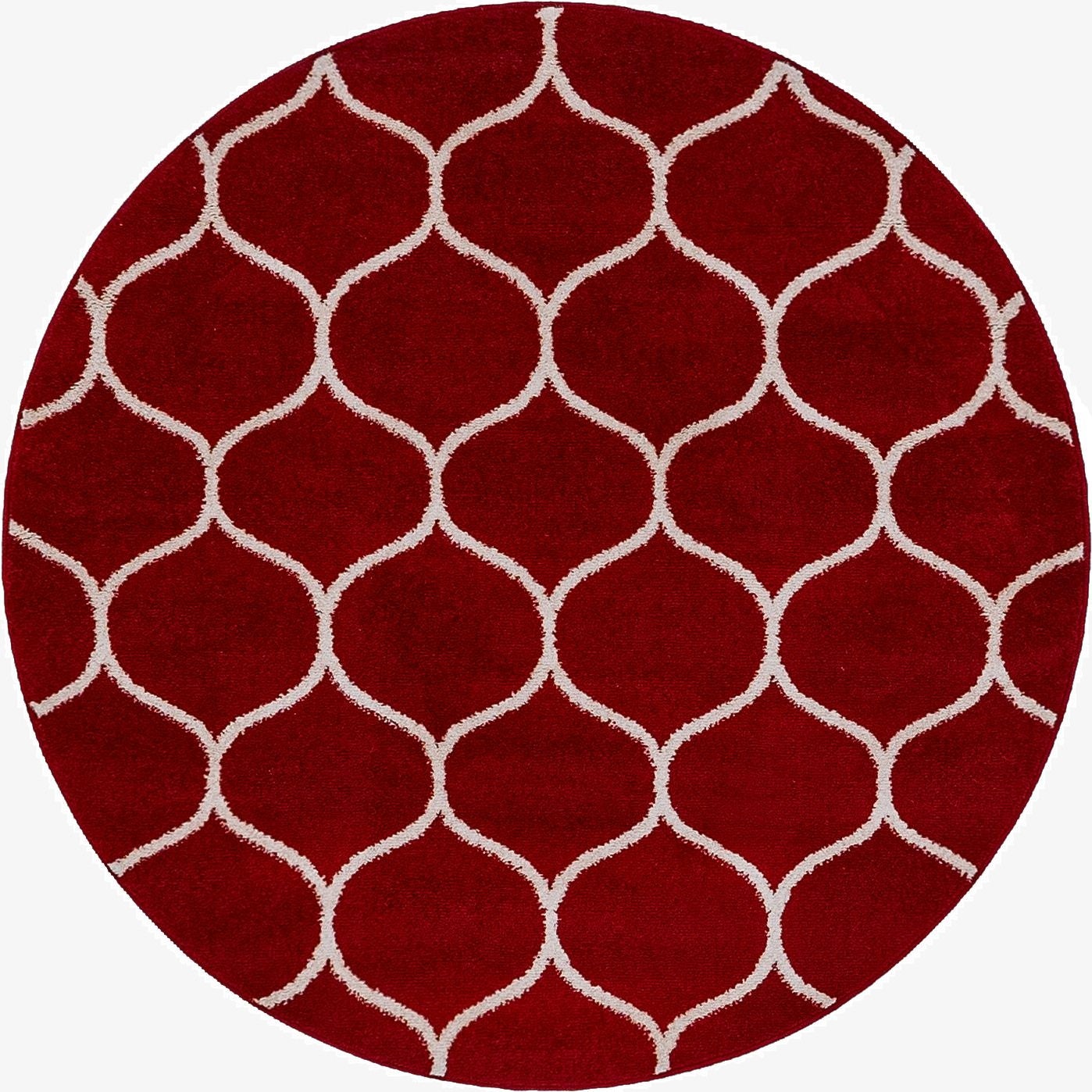 Primary image 4' x 4' Trellis Frieze Round Rug