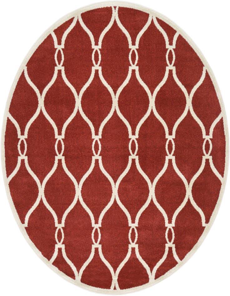 Detail image of 6' x 6' Trellis Round Rug