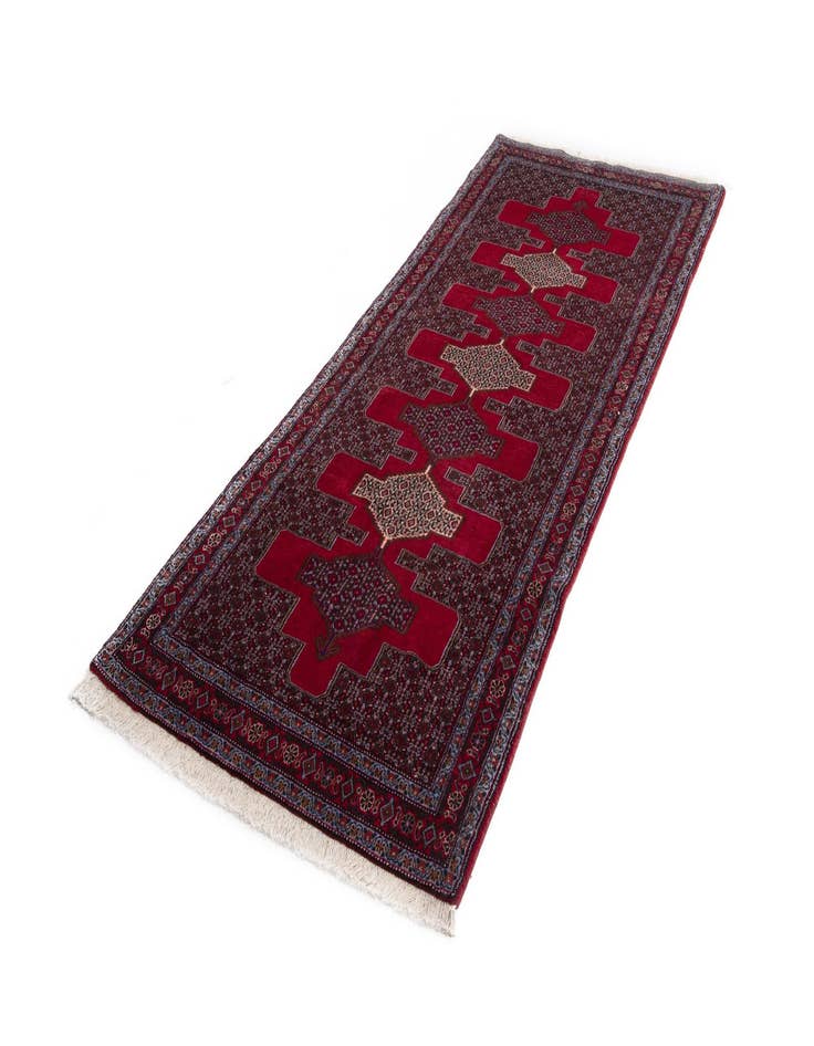 Detail image of 3' 10 x 9' 11 Abadeh Wool Runner Rug