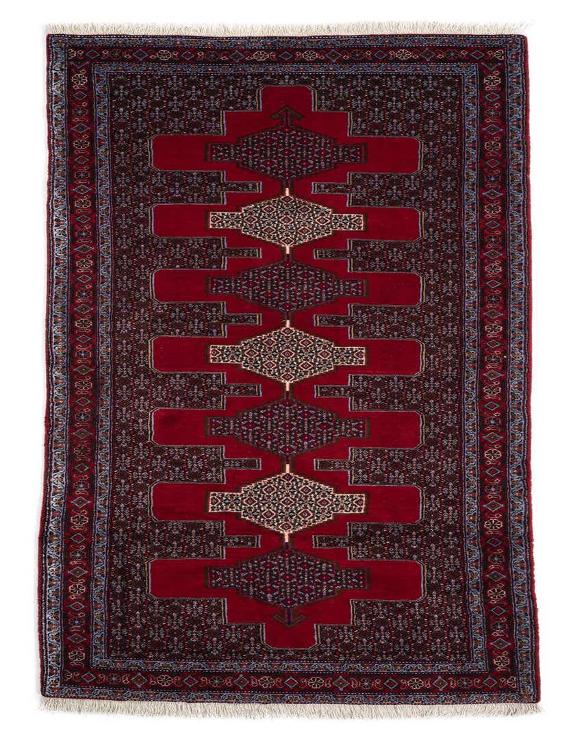 3' 10 x 9' 11 Abadeh Wool Runner Rug