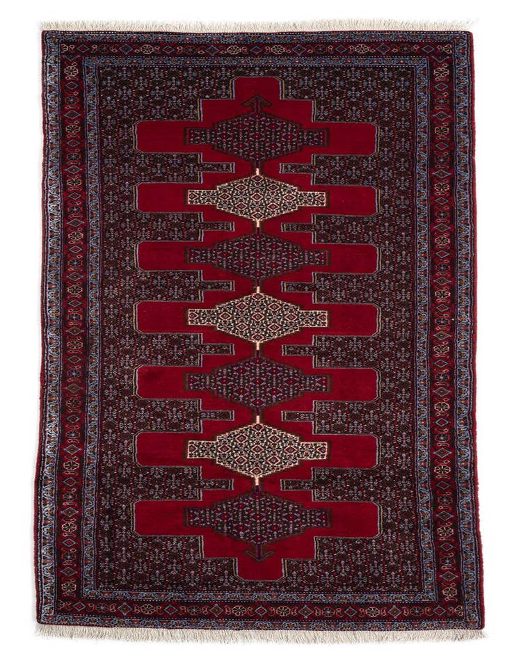 Detail image of 3' 10 x 9' 11 Abadeh Wool Runner Rug