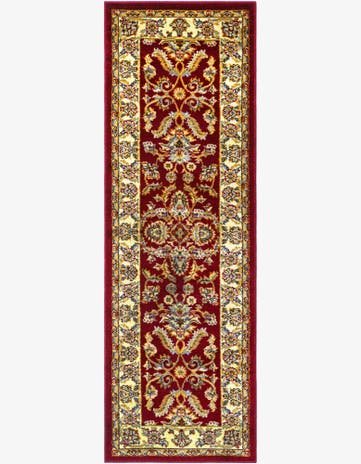 Red Aditi Runner Rug