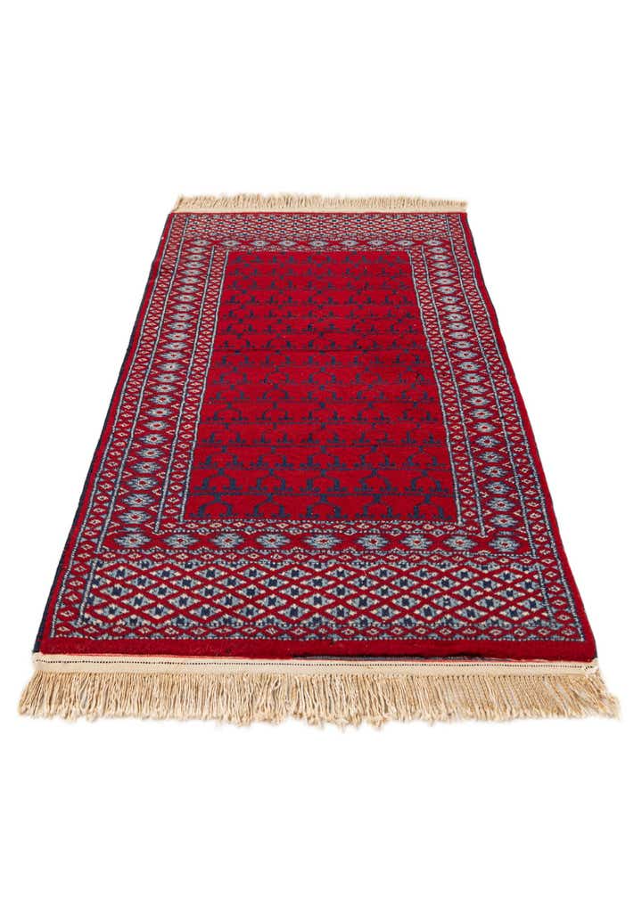 2' x 3' 10 Hand Knotted Afghan Akhche Wool Runner Rug