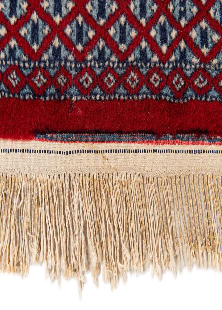 2' x 3' 10 Hand Knotted Afghan Akhche Wool Runner Rug