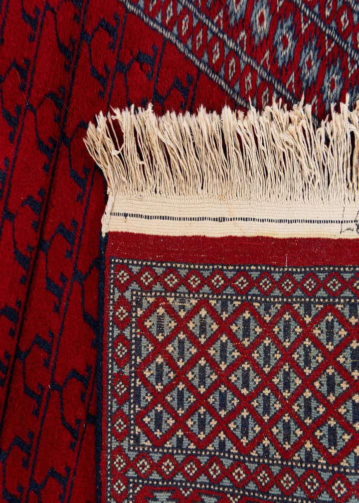 2' x 3' 10 Hand Knotted Afghan Akhche Wool Runner Rug