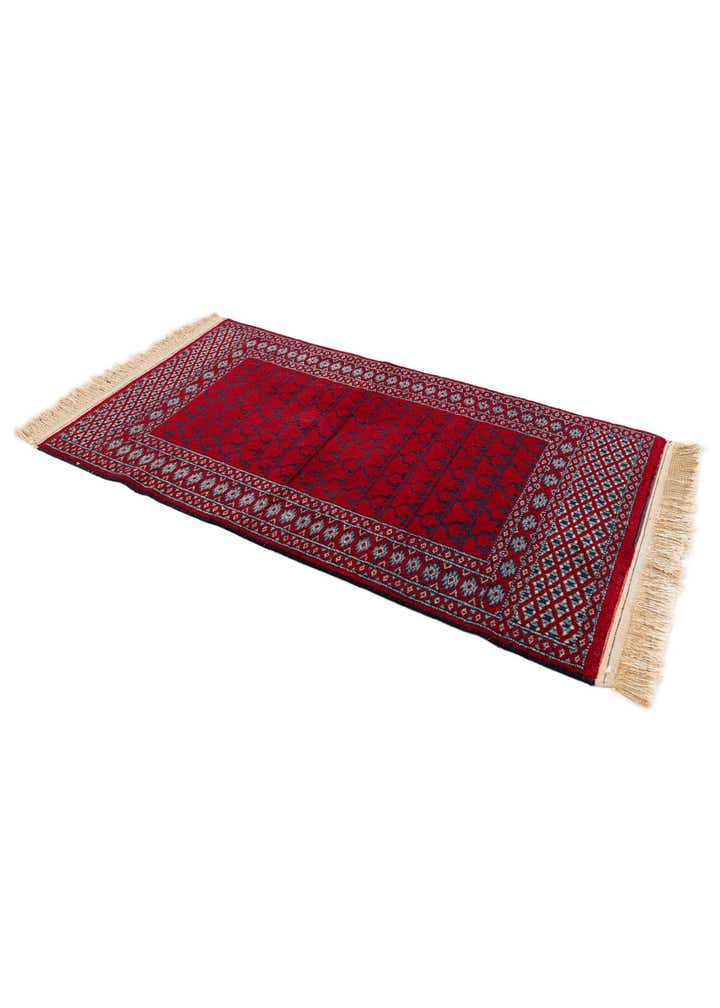 2' x 3' 10 Hand Knotted Afghan Akhche Wool Runner Rug
