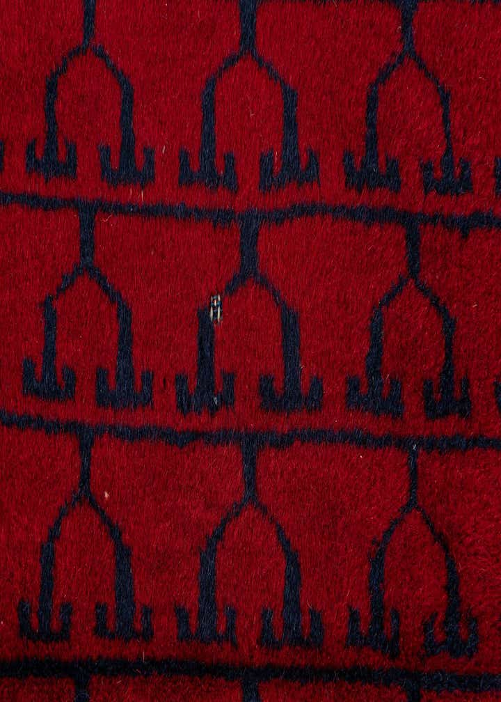 2' x 3' 10 Hand Knotted Afghan Akhche Wool Runner Rug