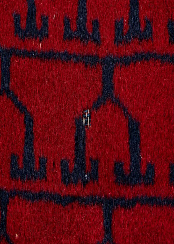 2' x 3' 10 Hand Knotted Afghan Akhche Wool Runner Rug