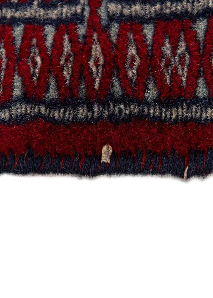 2' x 3' 10 Hand Knotted Afghan Akhche Wool Runner Rug