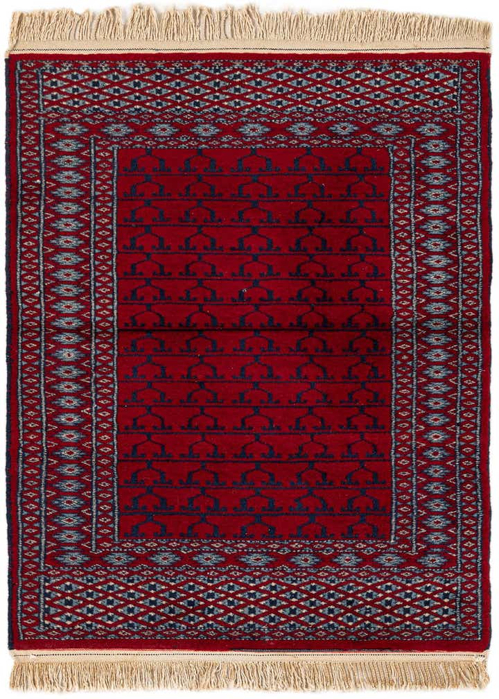 2' x 3' 10 Hand Knotted Afghan Akhche Wool Runner Rug