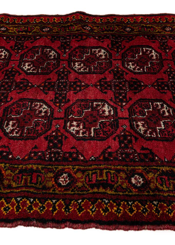 2' 10 x 5' 11 Hand Knotted Afghan Akhche Wool Runner Rug