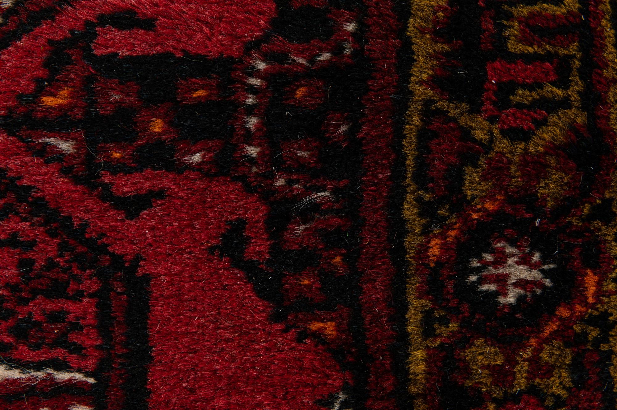 85cm x 180cm Hand Knotted Afghan Akhche Wool Runner Rug
