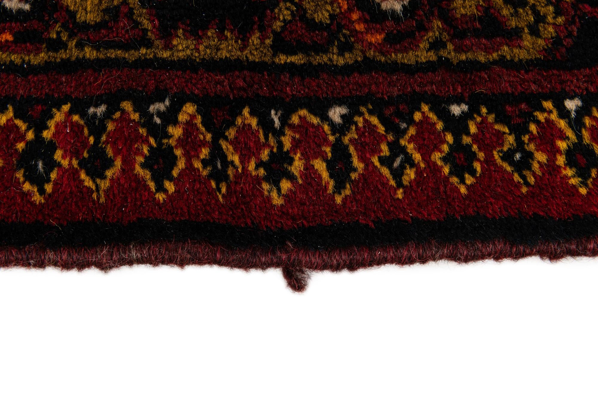 85cm x 180cm Hand Knotted Afghan Akhche Wool Runner Rug