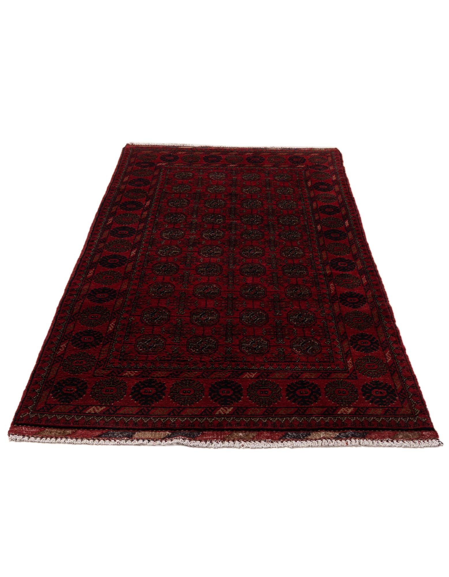 85cm x 200cm anudado a mano Afghan Ersari Alfombra Lana Pasillera