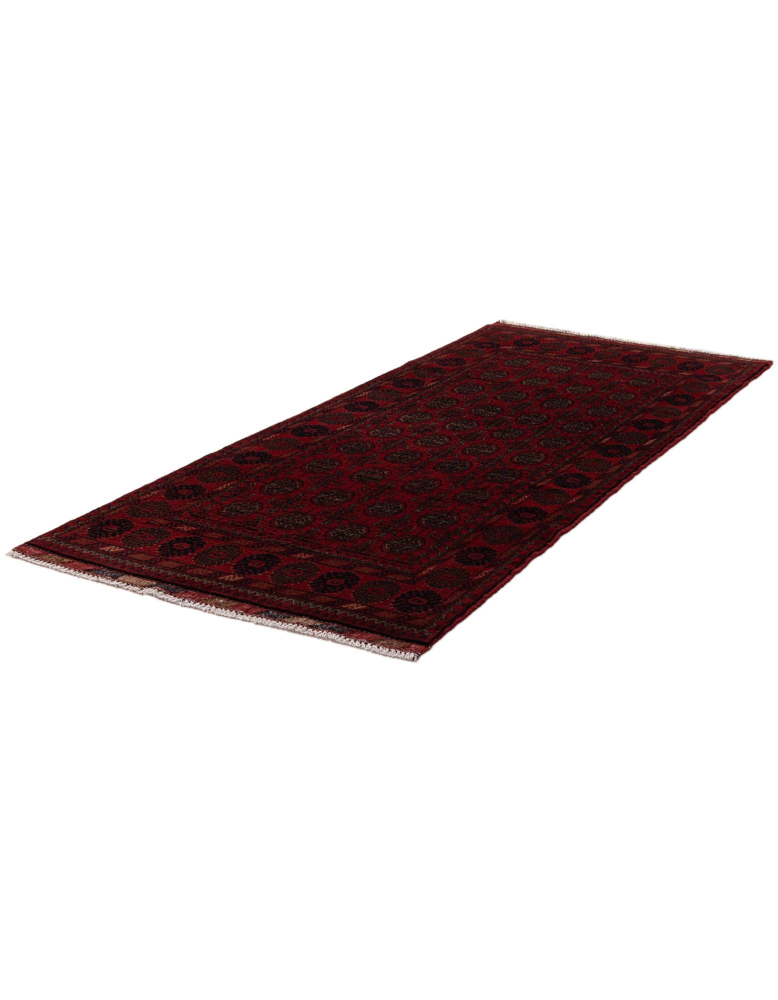 85cm x 200cm anudado a mano Afghan Ersari Alfombra Lana Pasillera
