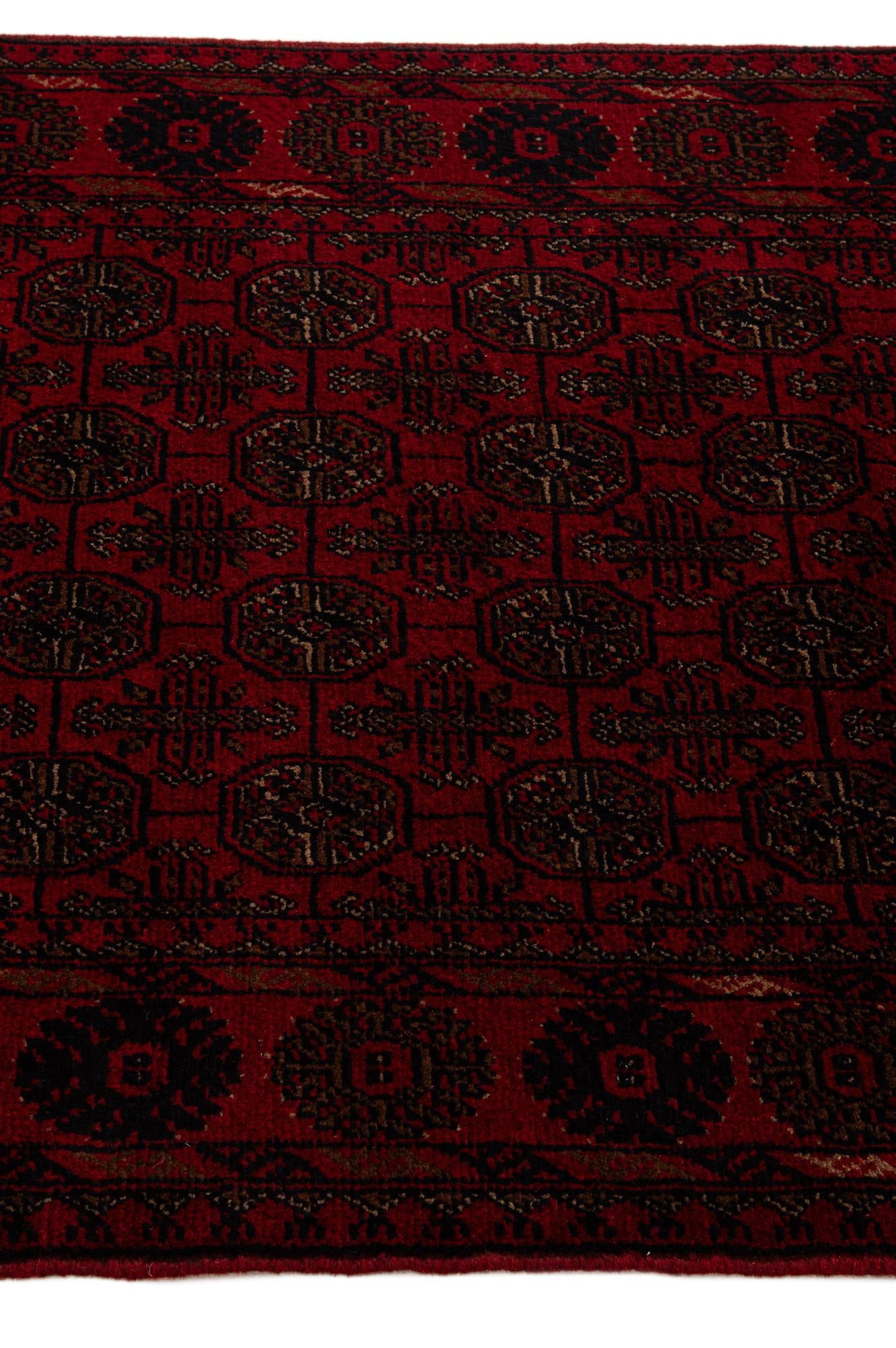 85cm x 200cm anudado a mano Afghan Ersari Alfombra Lana Pasillera