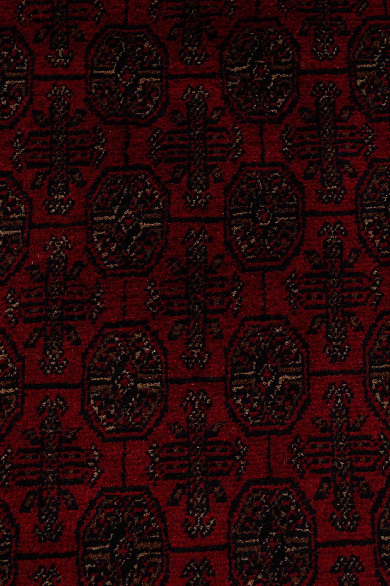 85cm x 200cm anudado a mano Afghan Ersari Alfombra Lana Pasillera