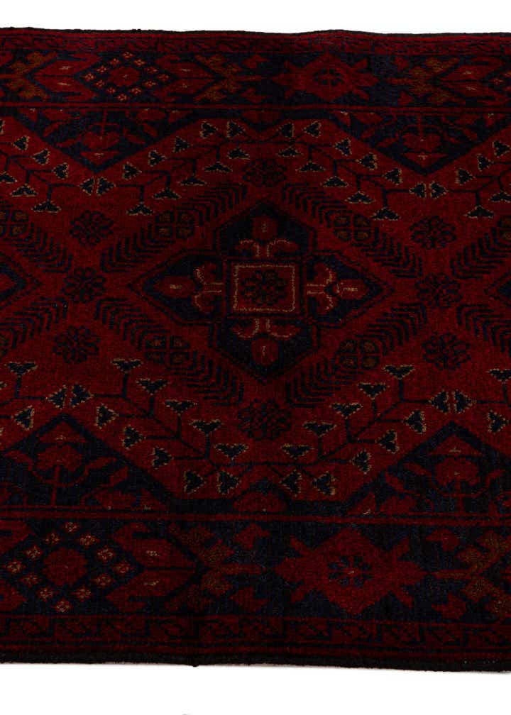 2' 8 x 11' 7 Hand Knotted Afghan Ersari Wool Runner Rug
