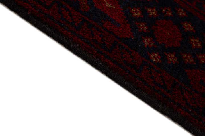 2' 8 x 11' 7 Hand Knotted Afghan Ersari Wool Runner Rug