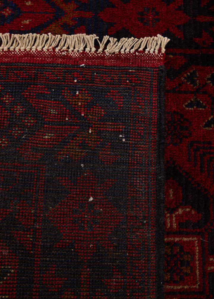 2' 8 x 11' 7 Hand Knotted Afghan Ersari Wool Runner Rug