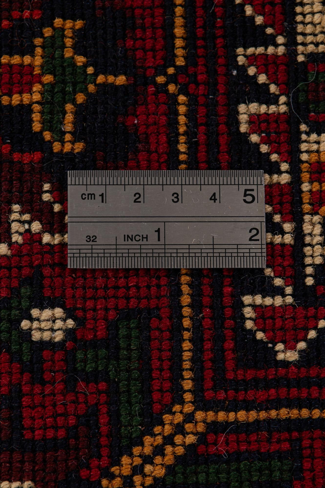 3' x 10' 1 Hand Knotted Afghan Ersari Wool Runner Rug