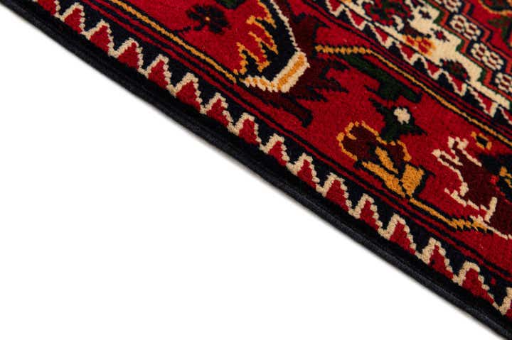 3' x 10' 1 Hand Knotted Afghan Ersari Wool Runner Rug