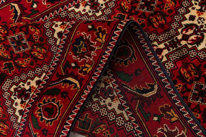 3' x 10' 1 Hand Knotted Afghan Ersari Wool Runner Rug