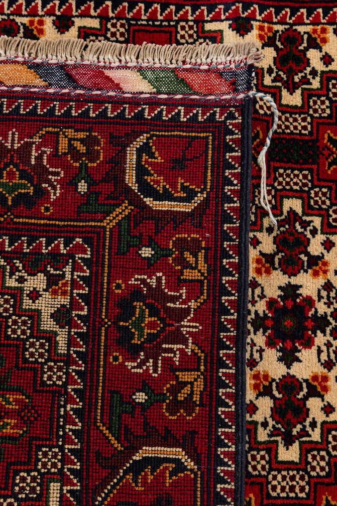 3' x 10' 1 Hand Knotted Afghan Ersari Wool Runner Rug