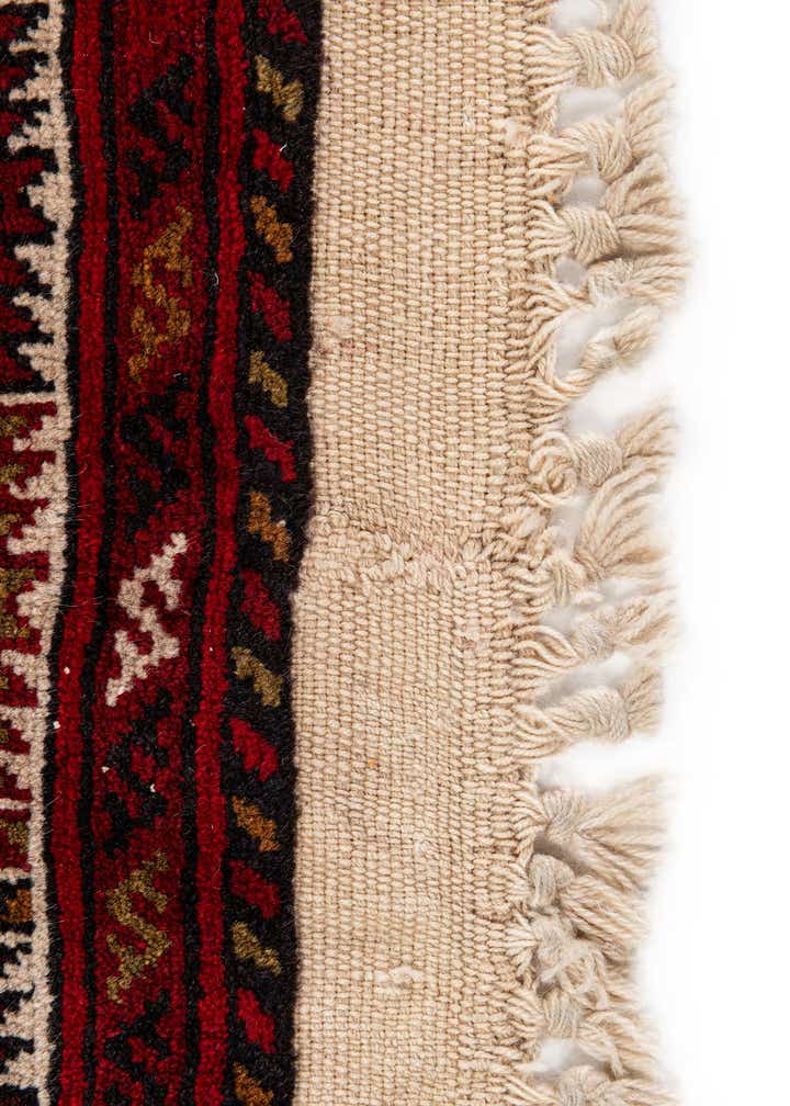 2' 9 x 9' 10 Hand Knotted Afghan Ersari Wool Runner Rug