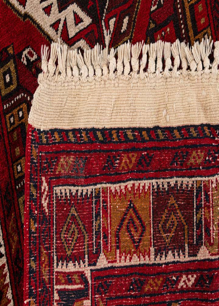 2' 9 x 9' 10 Hand Knotted Afghan Ersari Wool Runner Rug