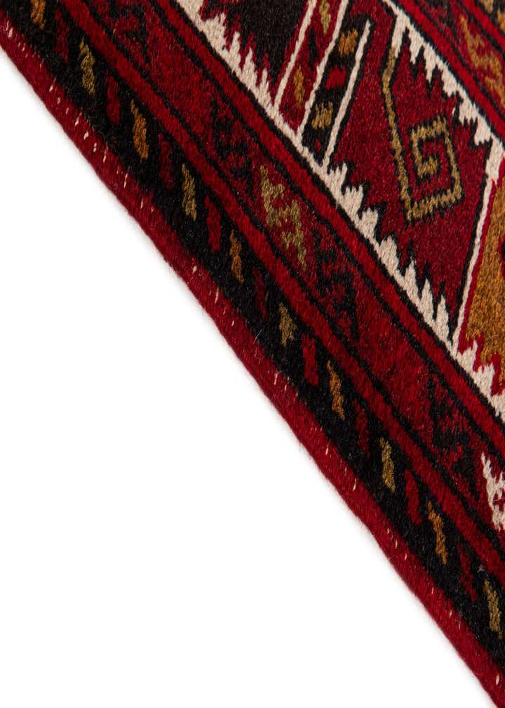 2' 9 x 9' 10 Hand Knotted Afghan Ersari Wool Runner Rug