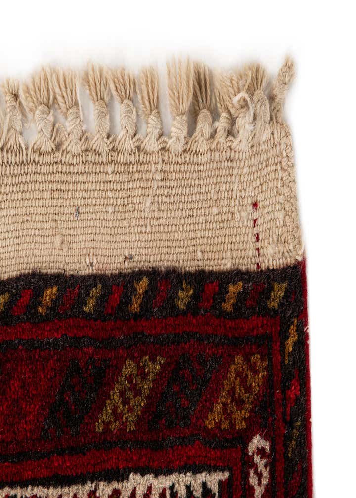 2' 9 x 9' 10 Hand Knotted Afghan Ersari Wool Runner Rug