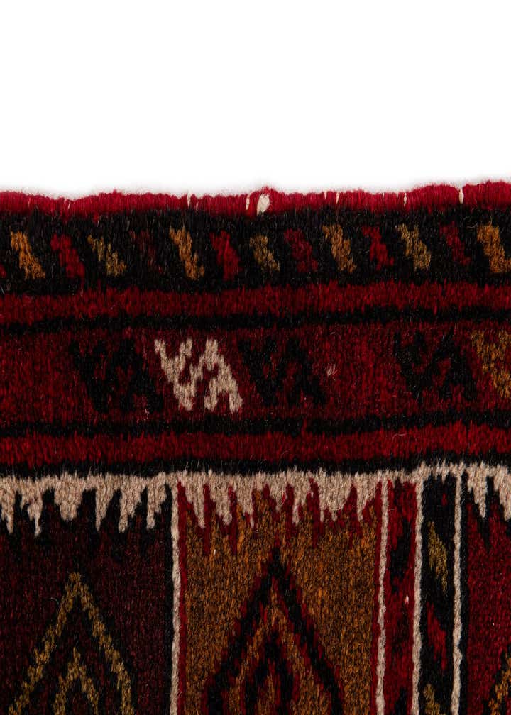 2' 9 x 9' 10 Hand Knotted Afghan Ersari Wool Runner Rug
