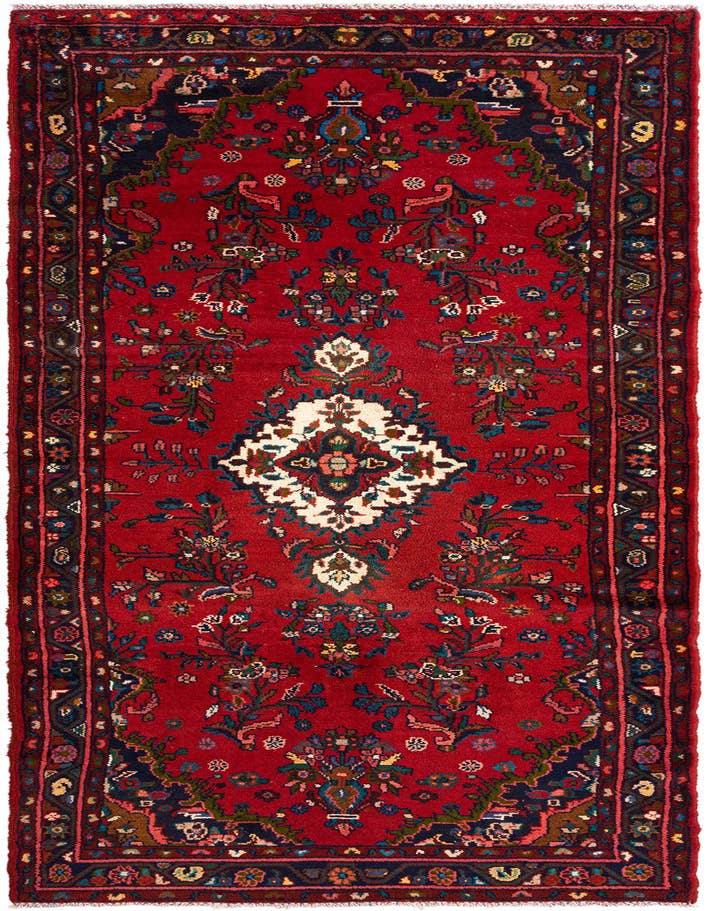Detail image of 3' 6 x 10' 2 Afshar Wool Runner Rug