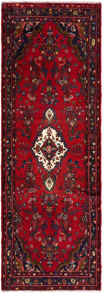 Detail image of 3' 6 x 10' 2 Afshar Wool Runner Rug