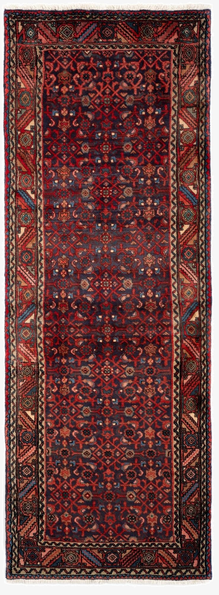 3' 5 x 10' Afshar Wool Runner Rug