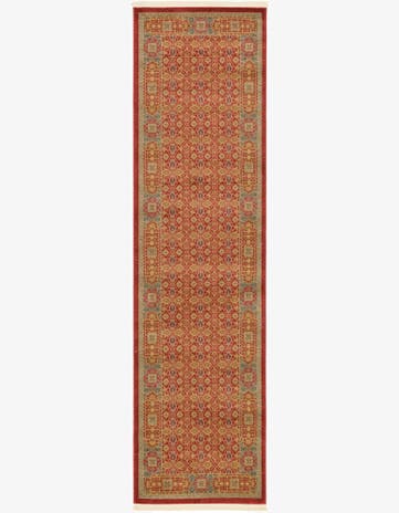 Red Amina Runner Rug