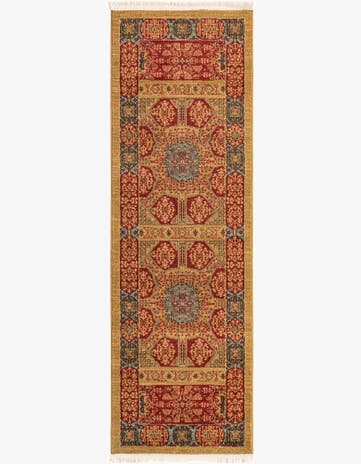 Red Amina Runner Rug