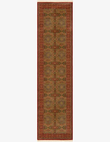 Red Amina Runner Rug