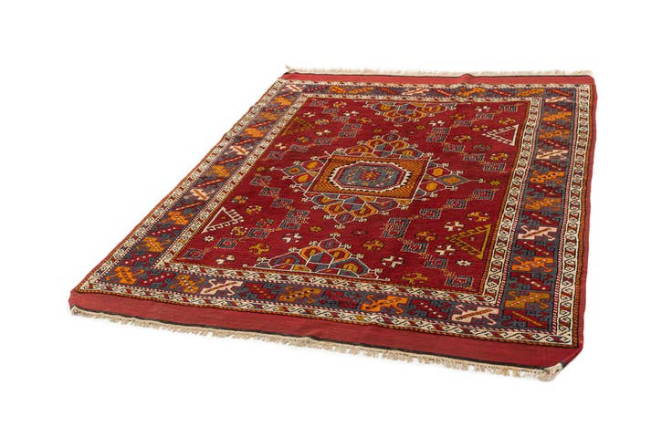 Detail image of 6' x 7' 10 Hand Knotted Anatolian Wool Runner Rug