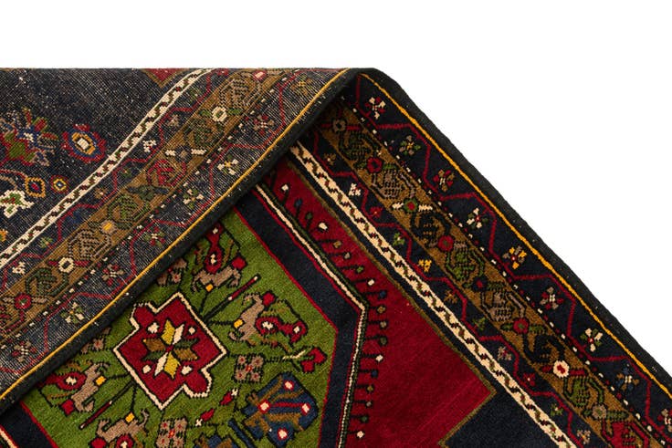 Detail image of 3' 3 x 6' 6 Hand Knotted Anatolian Wool Runner Rug