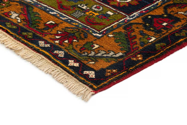 Detail image of 3' 3 x 6' 8 Hand Knotted Anatolian Wool Runner Rug