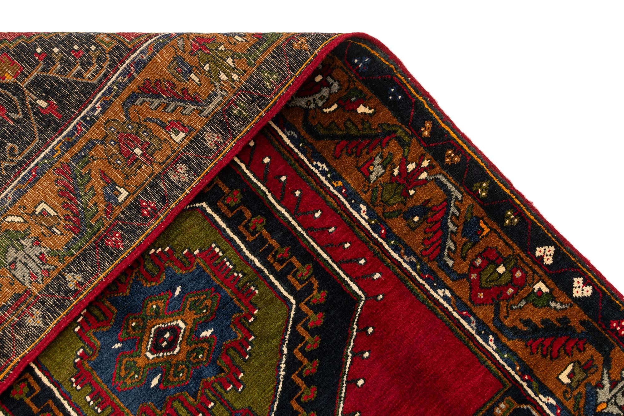 3' 3 x 6' 8 Hand Knotted Anatolian Wool Runner Rug