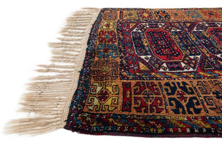4' 7 x 8' 10 Hand Knotted Anatolian Wool Runner Rug