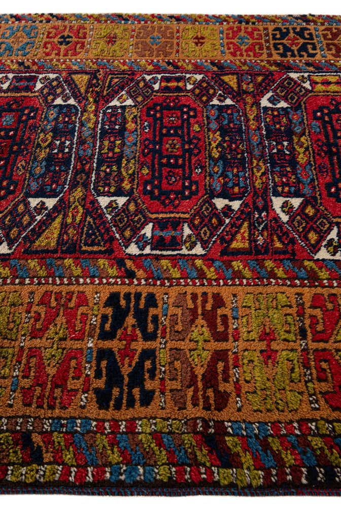 4' 7 x 8' 10 Hand Knotted Anatolian Wool Runner Rug