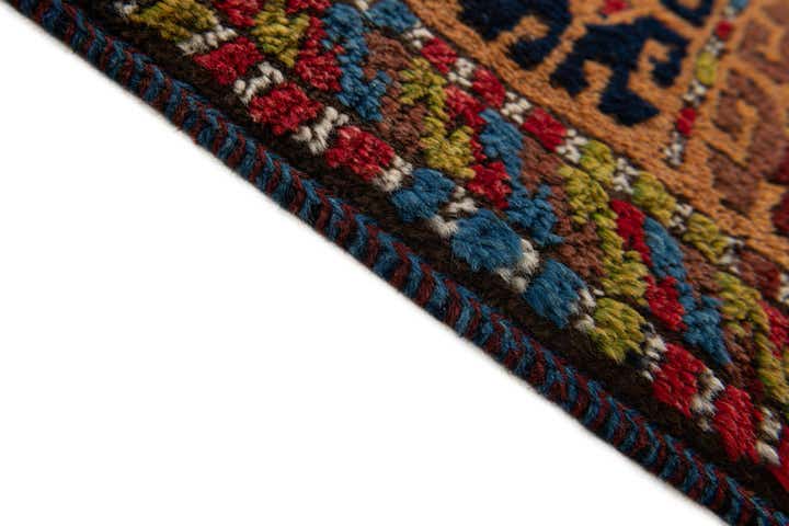 4' 7 x 8' 10 Hand Knotted Anatolian Wool Runner Rug